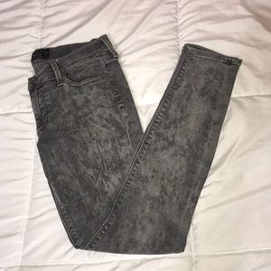 Lucky Brand Acid Wash Charlie Skinny Jeans